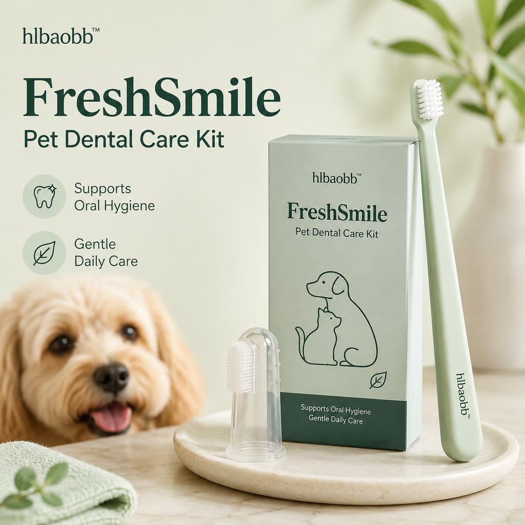 hlbaobb™ FreshSmile Pet Dental Care Kit