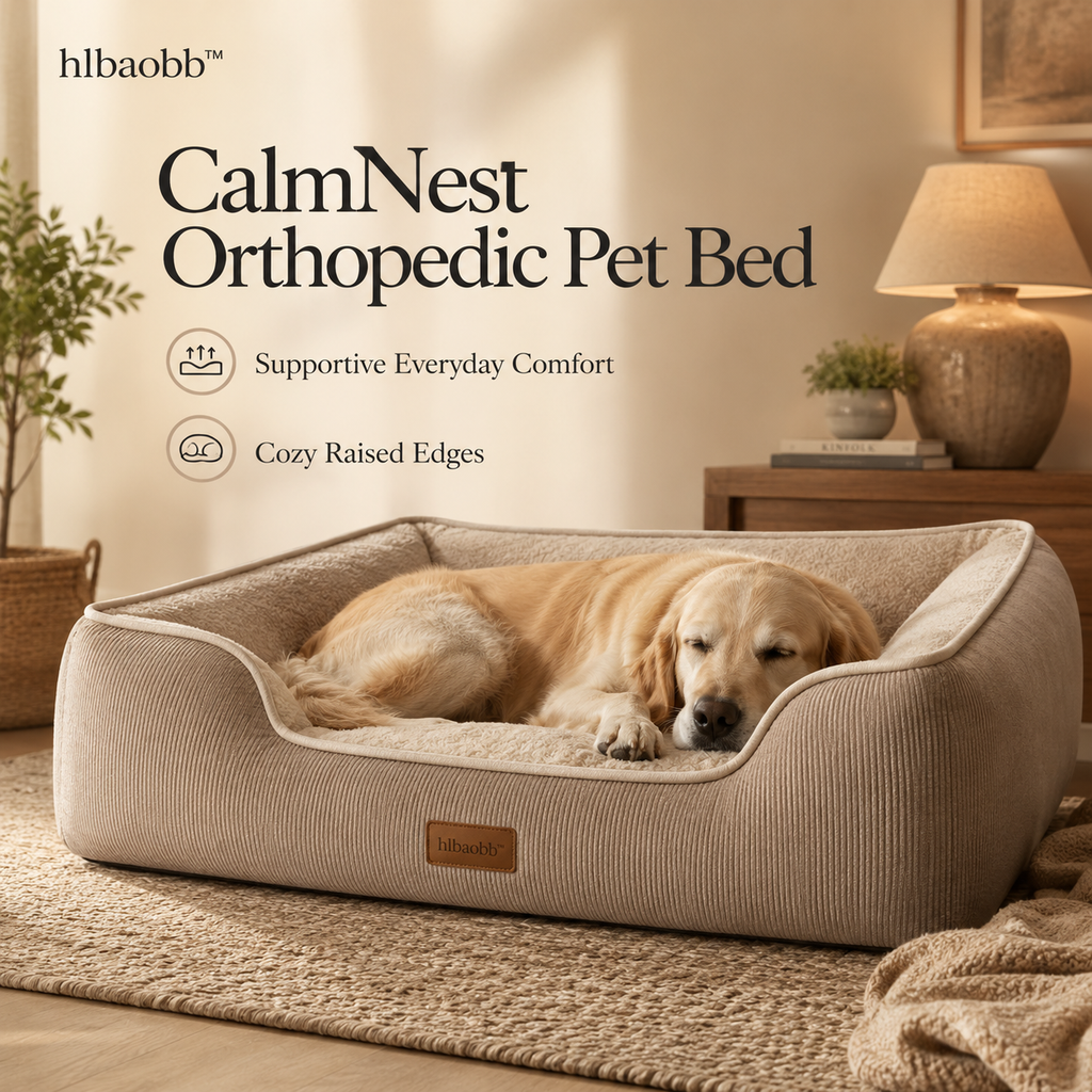 hlbaobb™ CalmNest Orthopedic Pet Bed